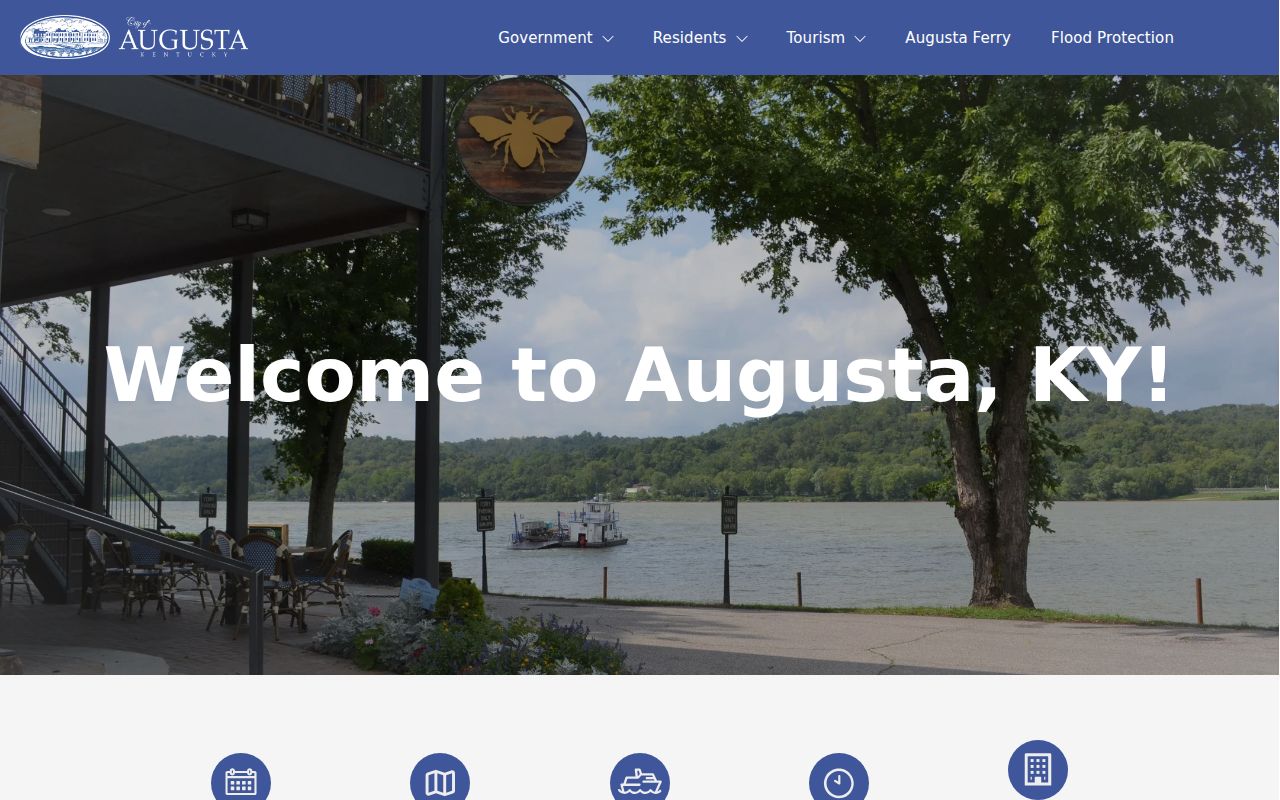 Augusta Kentucky official city contact page for arrest records