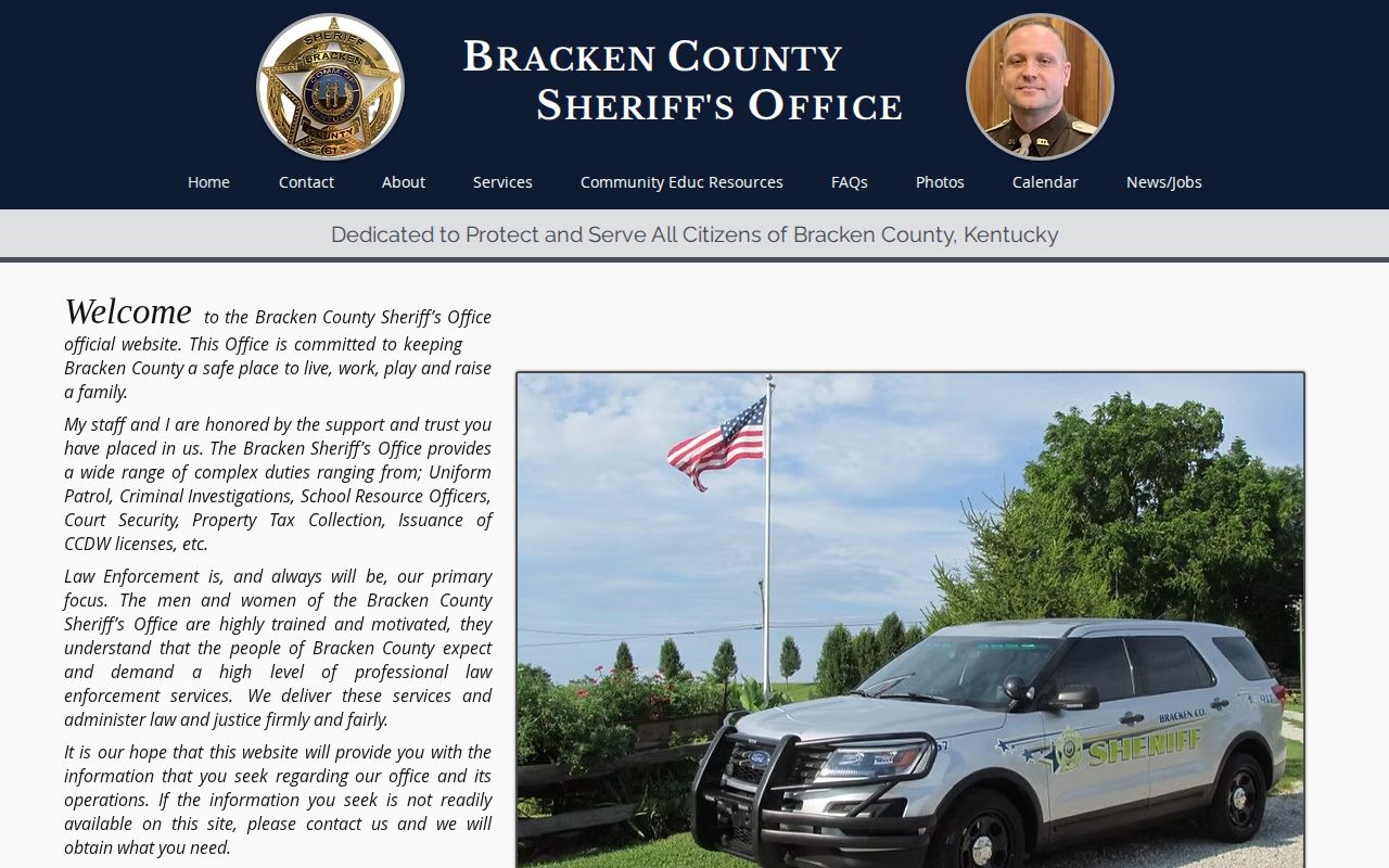 Bracken County Sheriff's Office official website